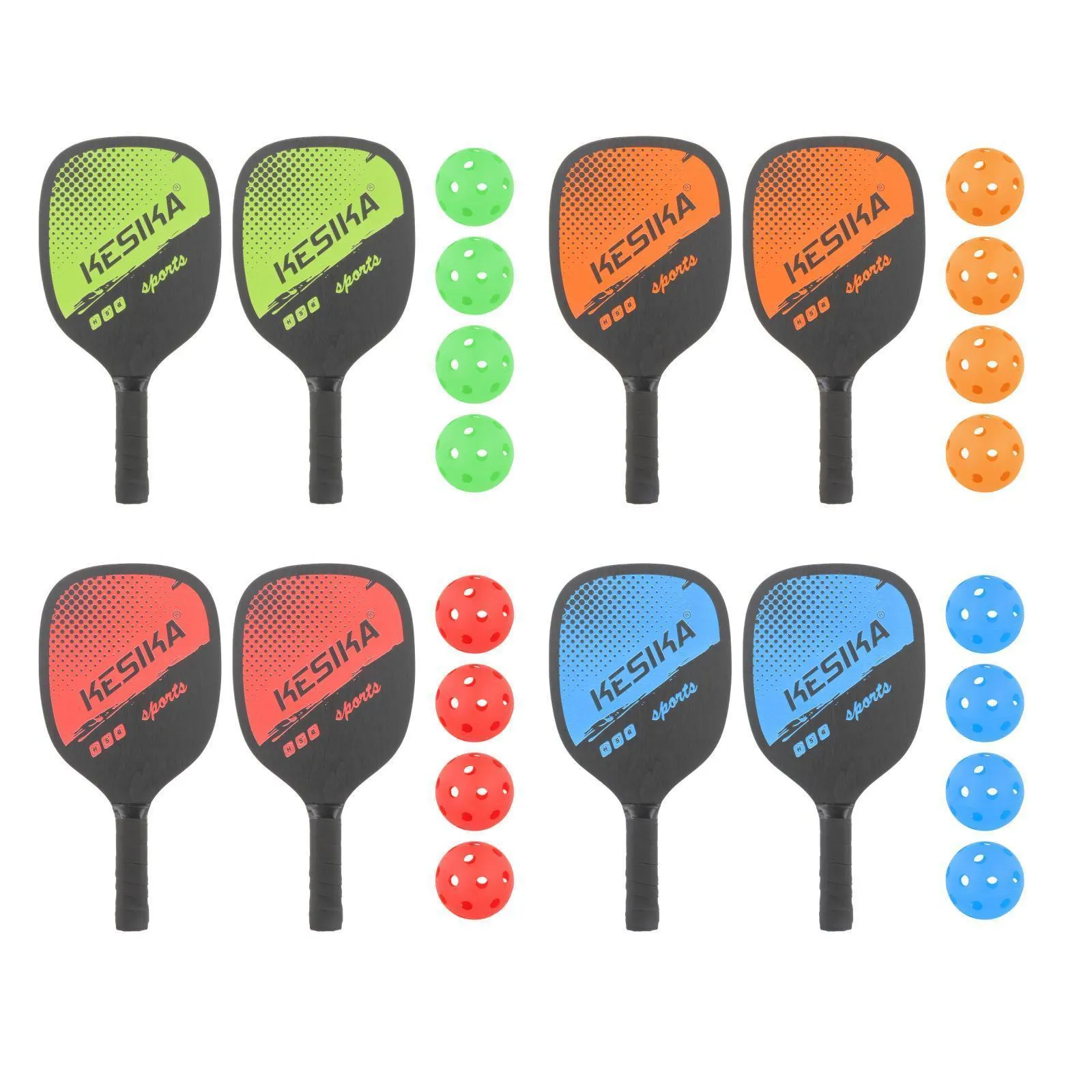 Tennisracketar Pickleball Paddles With Portable Carry Bag 4 Balls Comfort Grip Honeycomb Core Pickle Ball Lightweight 230608