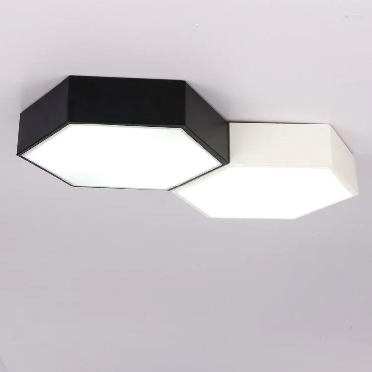 Plafonniers Simple Lumière Chambre Décoration Maison Cube Vintage Cuisine Tissu Lampe