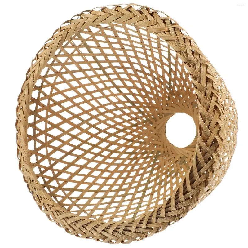 Pendellampor skugga lamplampa lampskärmsljus rotting tak täcker ljuskrona golv hängande nyanser belysning lampshades wicker tabell glödlampa