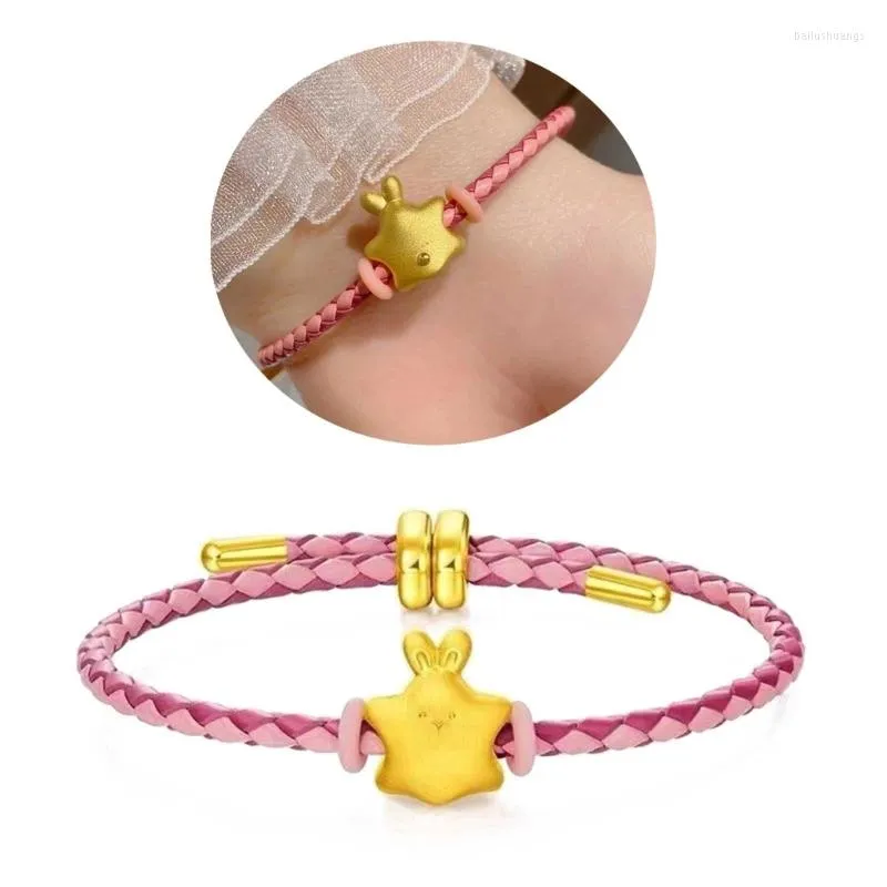 Charm Bracelets Star Bracelet For Women Handmade Transport Bead Woven Hand Rope Cute Lovers Jóias Presente de Aniversário