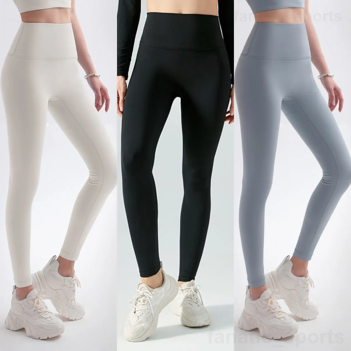 Lu Align Lu Sem Costura Calça Fitness Ioga Feminina Treino Nu Slim Longo Legging Nádega Levantamento Ginásio Calça Cheia Wunder Train Esporte Calça Ioga Calça de Moletom