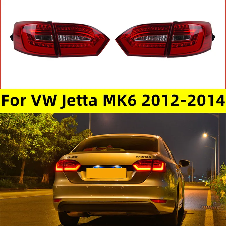 Auto Achterlicht Voor Vw Jetta MK6 2012-2014 Achterlichten Led Drl Running Lights Mistlampen Richtingaanwijzer Achter parking Lights