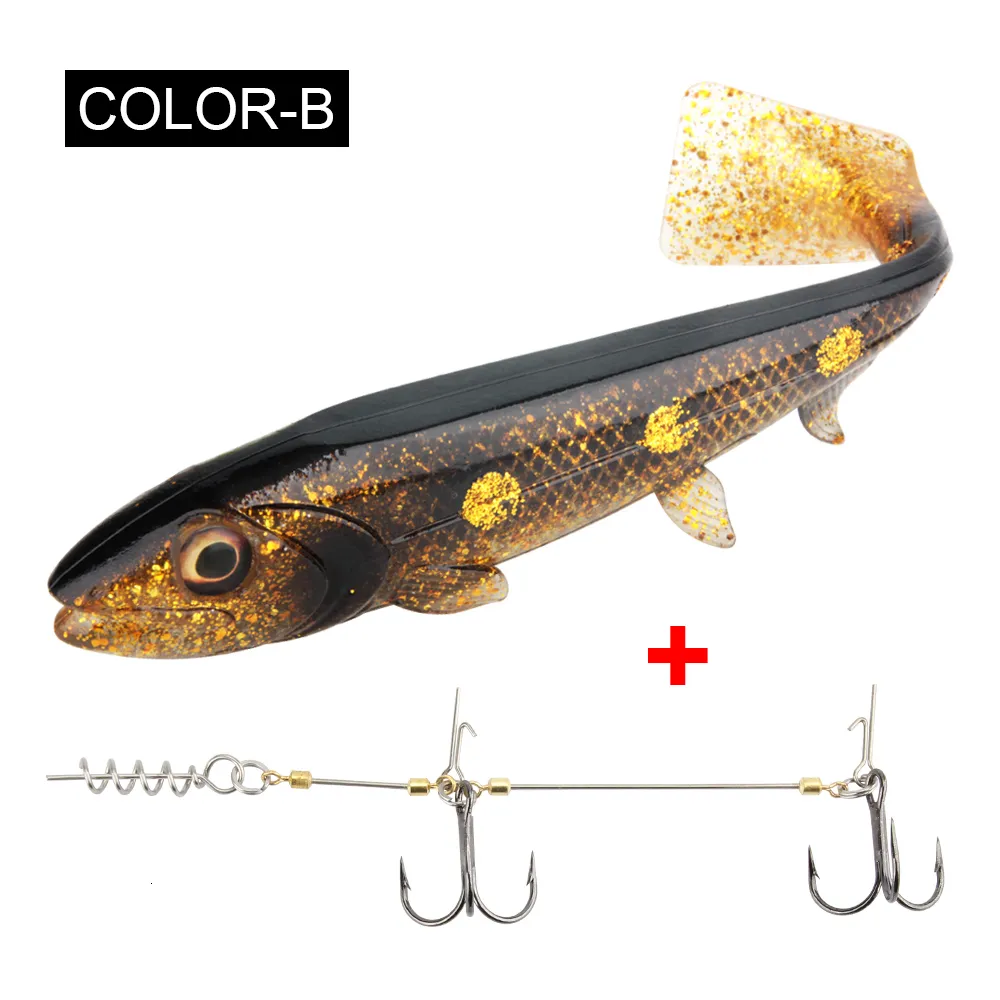 Baits Lures Spinpoler Big Fish Soft Fishing Lure With Stinger Rig Hook Set  14cm18cm Jigging Trolling For Saltwater Sea Fishing Tackle Pesca 230608  From Dao05, $8.71
