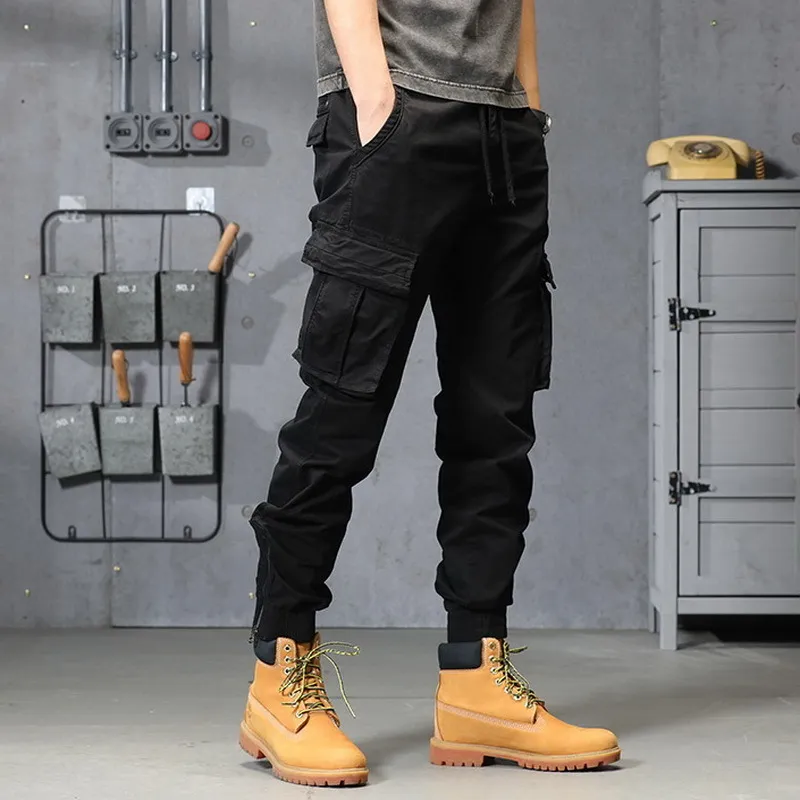 Shorts lastbyxor män 2023 vår vuxna högkvalitativa hiphop mode joggers manliga byxor streetwear casual 230608