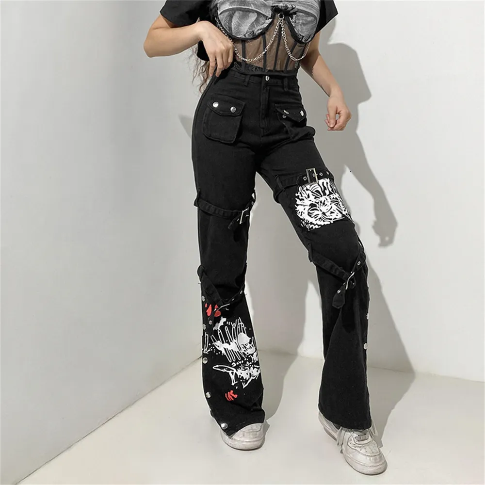パンツ Seigeki emo design skinny denim pants Seigeki emo design skinny denim pants