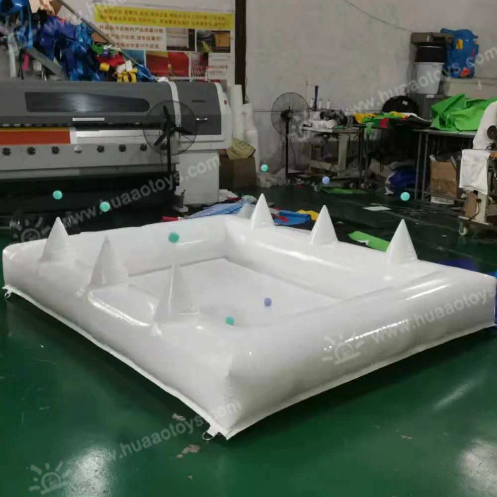 Commercial PVC White Mini Inflatable Pool Ball Pit For Kids And Wedding