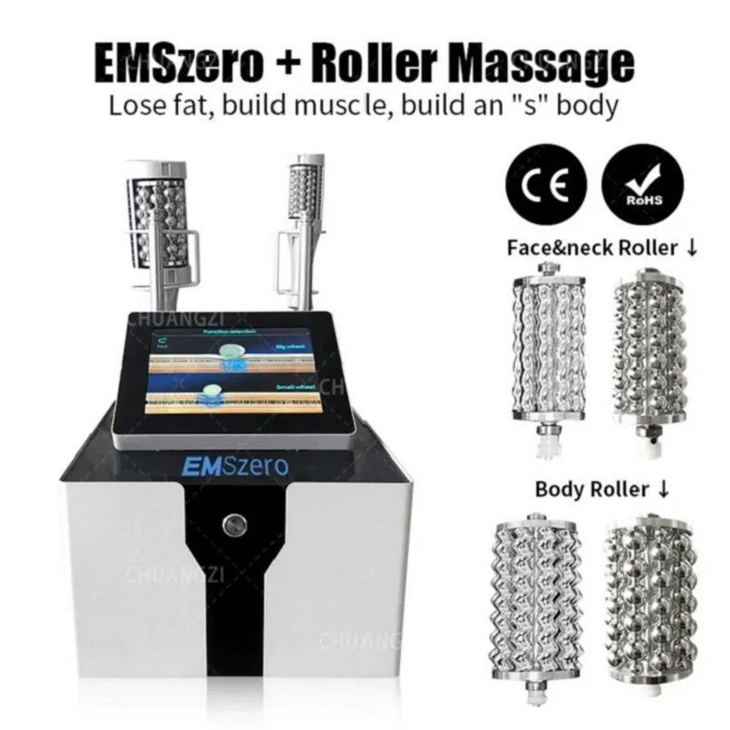 Emszero DLSEMSlim Hi-emt Machine Stimulatie Radiofrequentie Handvatten Roller Massage Machine