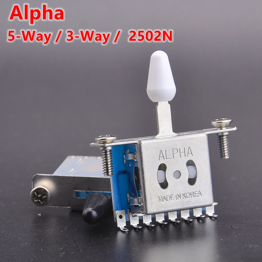 Genuine Alpha Electric Guitar Pickup Selector Switch 5-Way / 3-Way / 2502N KR(Origin)