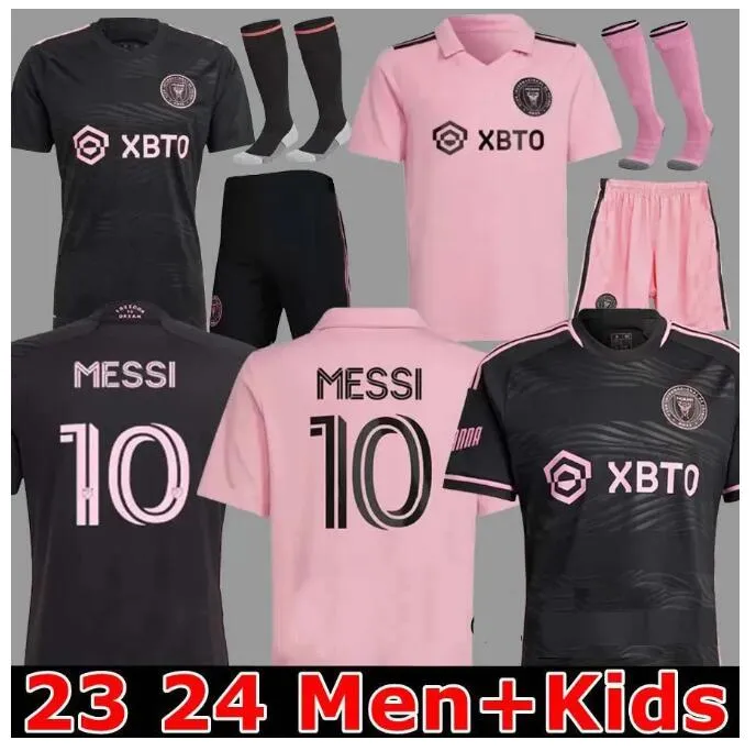 2023 2024 Inter Miami Soccer Jerseys CF MESSIS Matuidi HIGUAIN CAMPANA YEDLIN BECKHAM 23 24 futebol masculino crianças versão fãs MLSs kits de camisa criança uniforme adulto