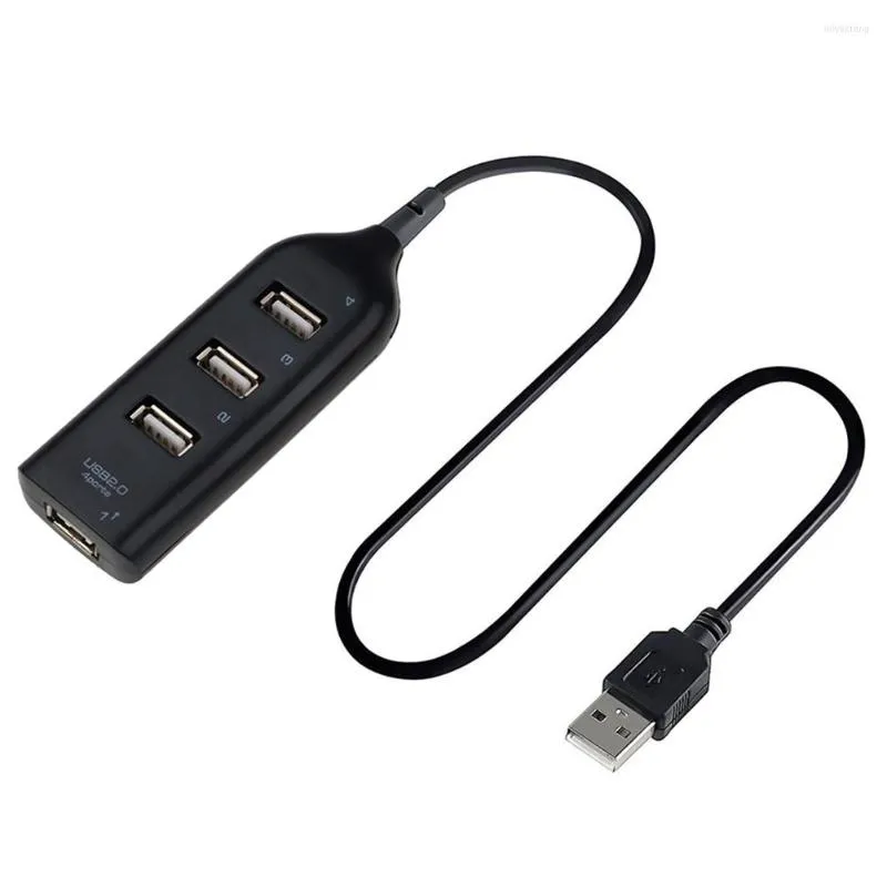 Hub 5 Mbps de alta velocidad Multi USB 2.0 adaptador expansor 4 puertos divisor de computadora