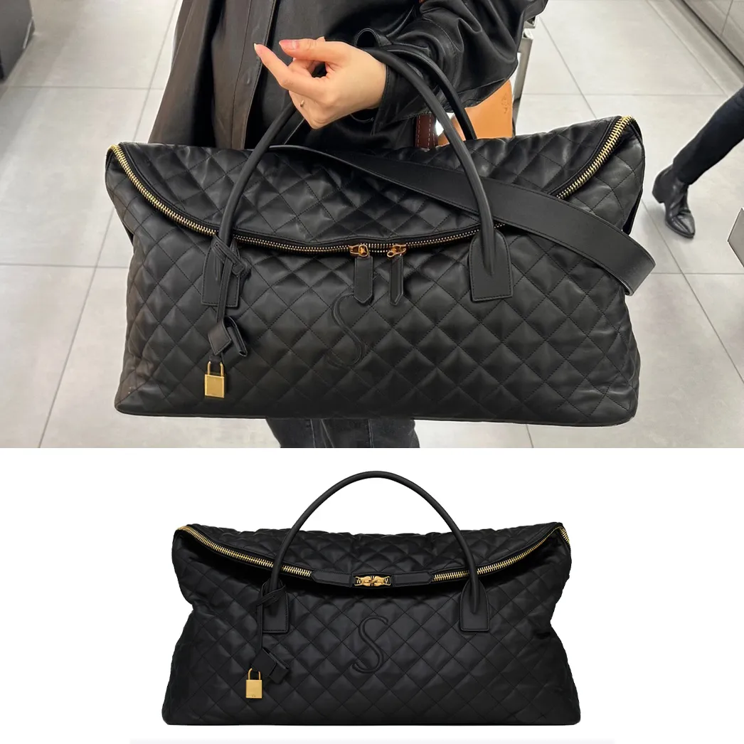 Bolsas de viaje para mujer, bolso de mano de fin de semana para mujeres..,  Negro 