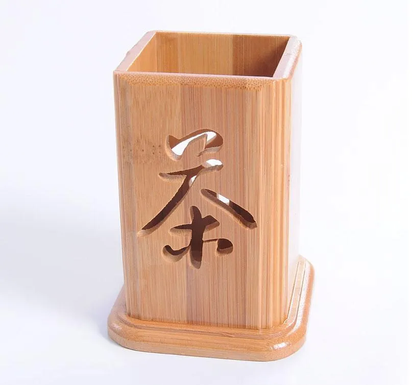 Bamboo Tea Set China Classic Gongfu Tea Service Tools Small Natural Wood Saucer Knife Set Dao Of Tea Accessories876