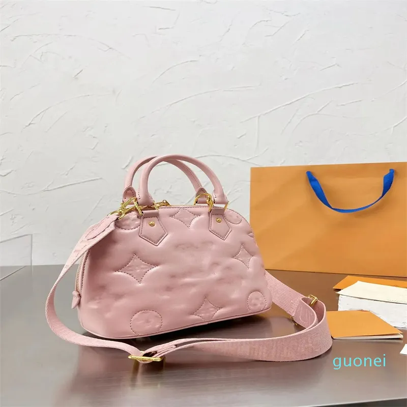 Crossbody Shell Bags Lock Bag Tote 25cm Fashion Women Shoulder Bags Messenger Leather Handbags Purse Cosmetic Totes