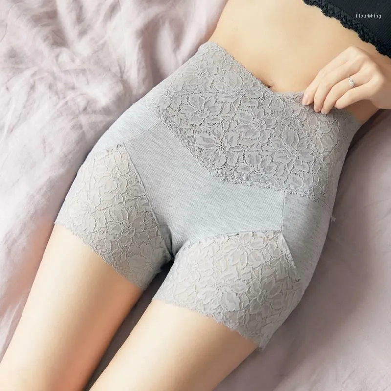 Summer Womens High Waist Seamless Lace Safety Lace Shorts Slimming Cotton  Boyshorts For Underwear From Fllourishing, $6.95