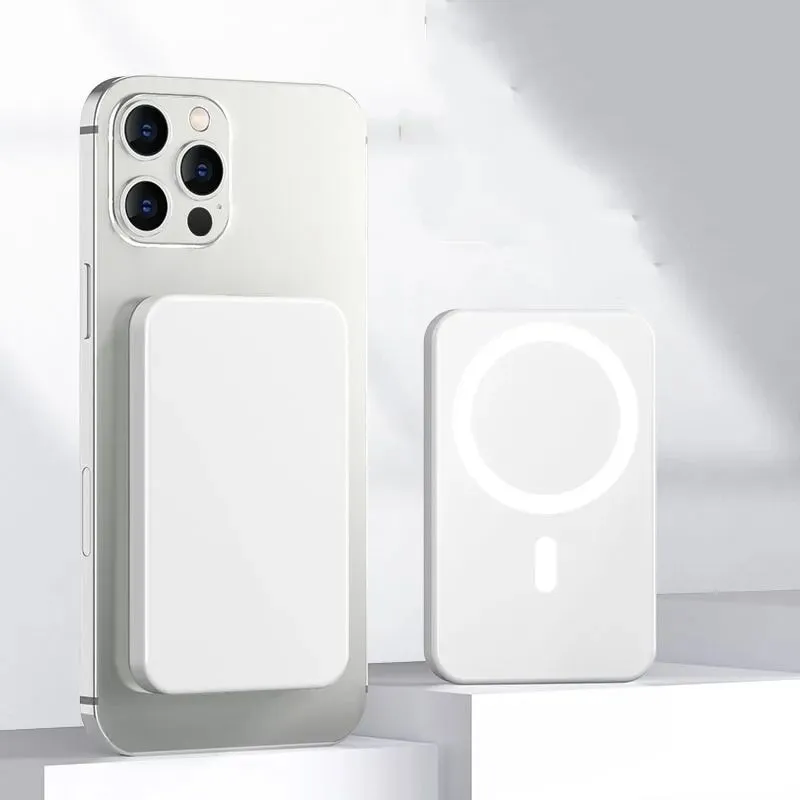 Para Iphone 10000mAh Bancos de energía Batería de repuesto externa inalámbrica magnética portátil Estuche de carga rápida Serie adecuada