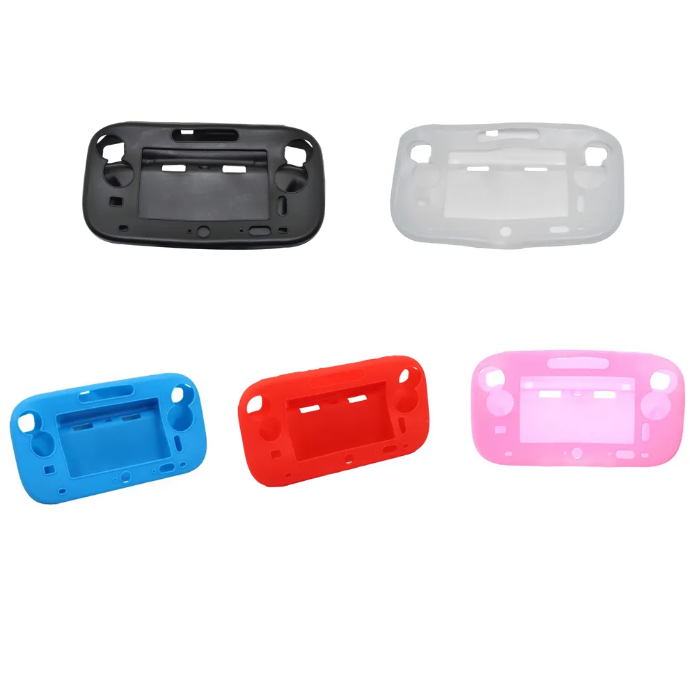 Soft Silicone Rubber Full Body Protector For Wii U Gel Case Cover Skin