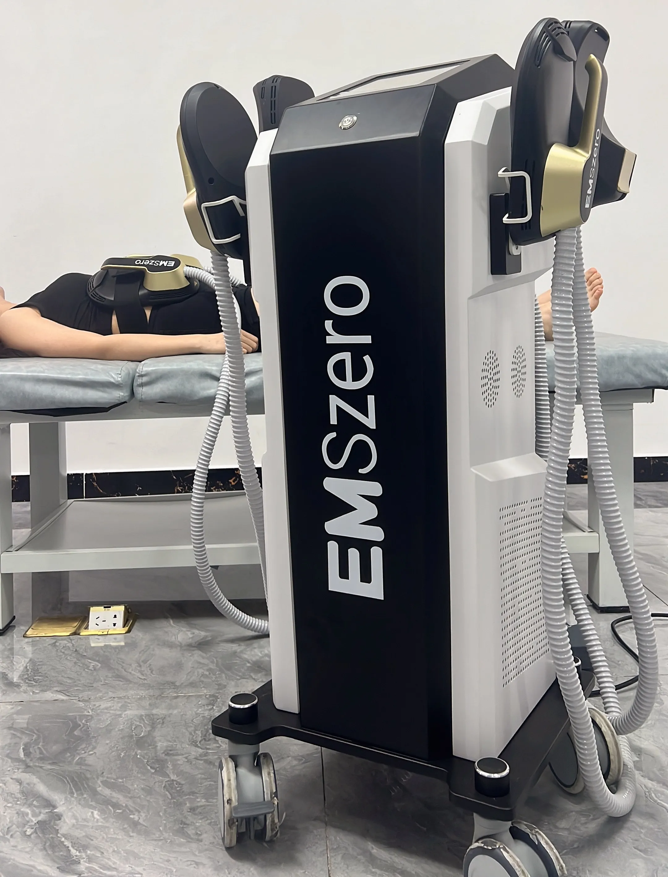 EMS RF Muscle Stimulator Slim Beauty Machine with 8.0-Inch Screen