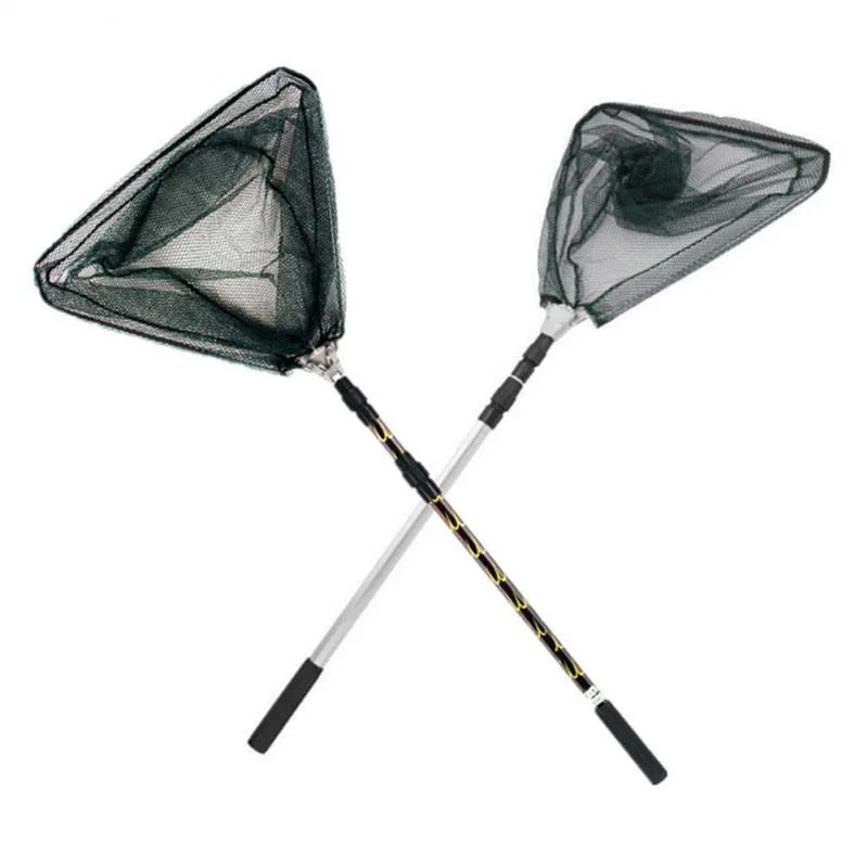 Fishing Accessories 1521m Telescoping Retractable Net Foldable Landing Nets Pole Folding For Fly Tool 230608