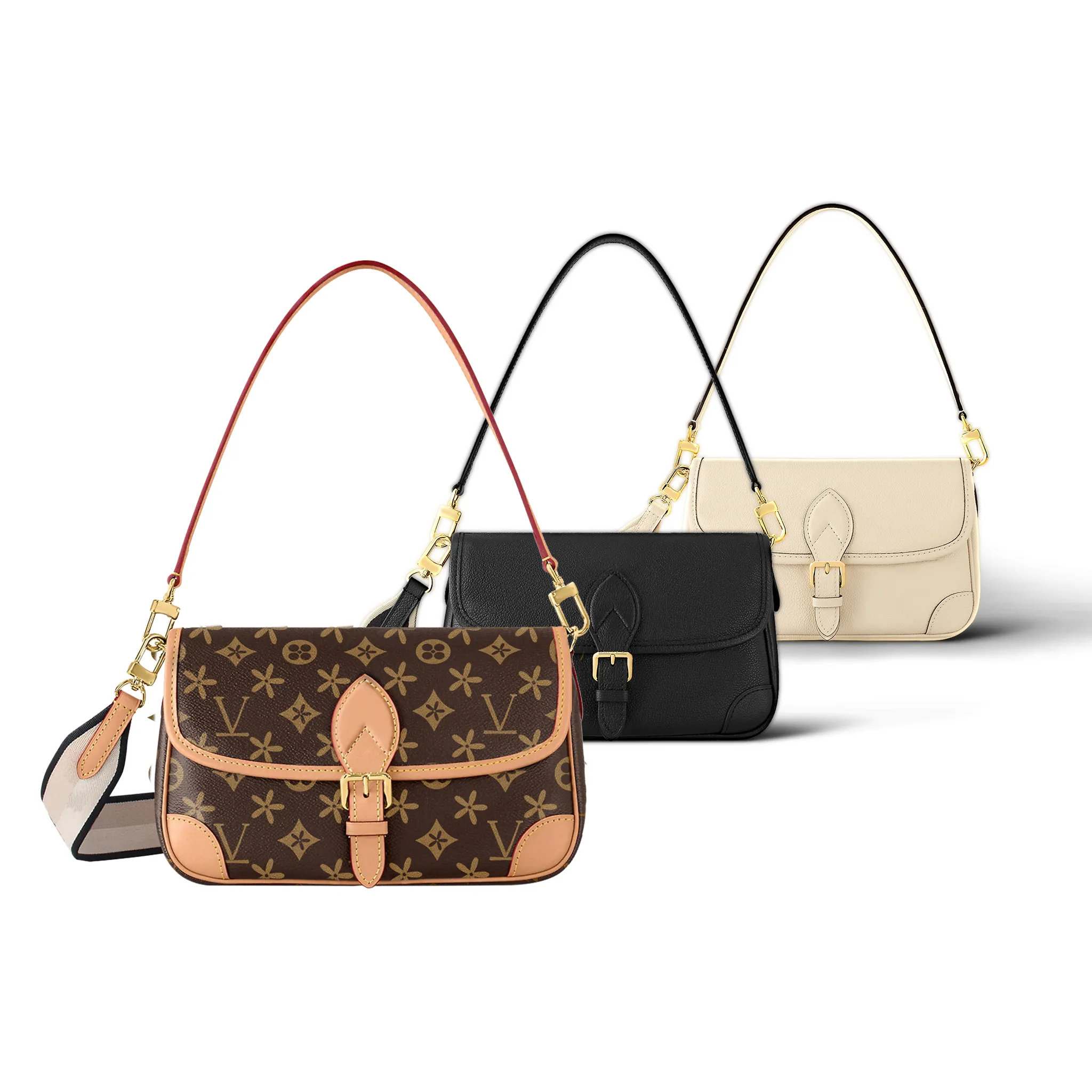 7a qualità M45985 M46386 borsa diane borsa a tracolla ascellare tracolla da donna pochette da uomo firmata pochette da donna di lusso pochette classica con patta borse a tracolla borse a tracolla