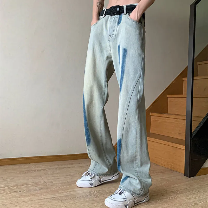 Мужские джинсы для мужчин 2023 Модные молодежные брюки по джинсу