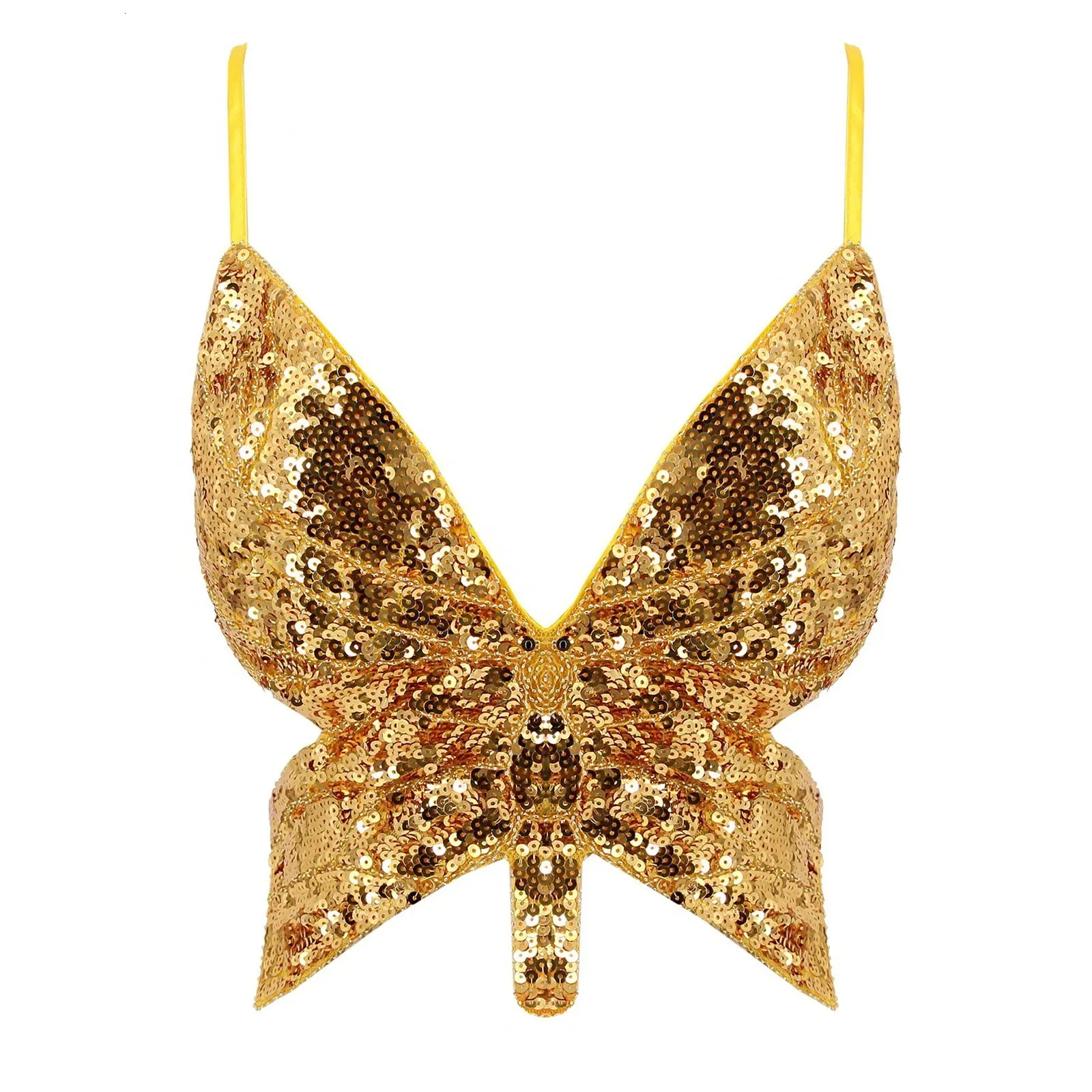S butterfly garter tops ホワイト S THEREDTHREAD】S butterfly garter tops