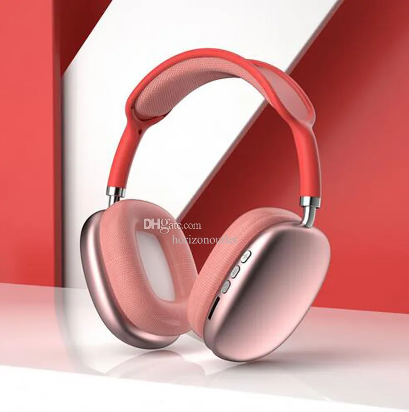 P9 Max Pro Wireless Stereo HifiヘッドフォンBluetooth Music Type-C Wireled TFカードヘッドセット