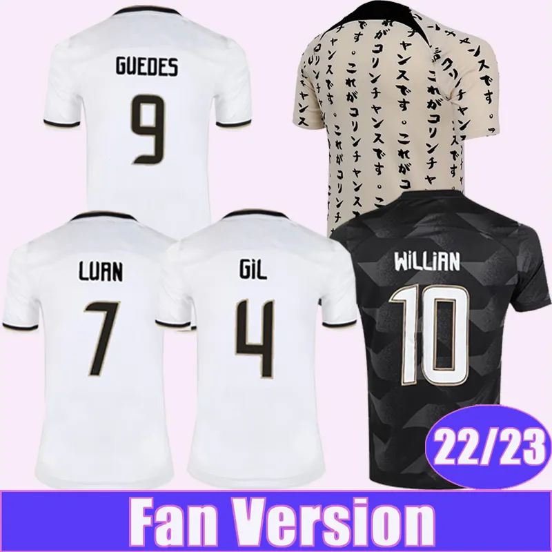 22 23 GABRIEL LUAN Mens Soccer Jerseys GIL FAGNER CANTILLO GUEDES JO R. AUGUSTO WILLIAN GIULIANO Home Away 3rd Football Shirts