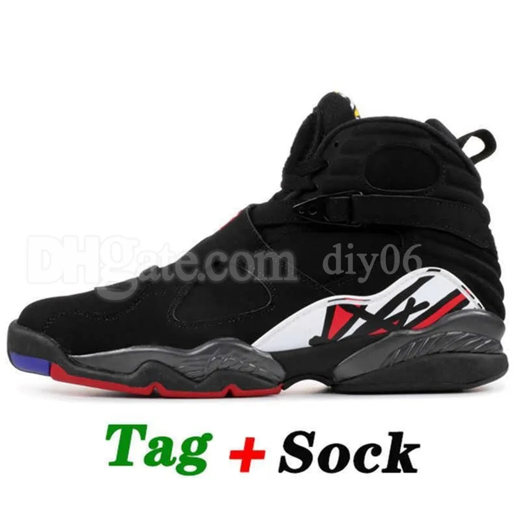 8 8s VIII Basketball Shoes Top Quality Alternate Black Cement