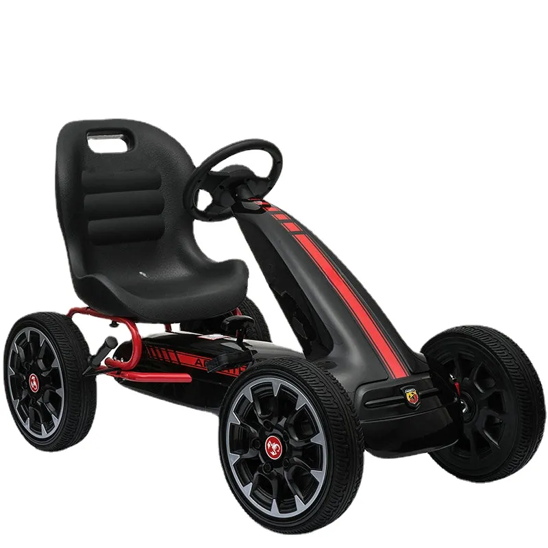 Pedale a quattro ruote per bambini Go Cart Auto giocattolo sportiva per allenamento fisico Nuovo pedale di arrivo Go Kart 12 POLLICI Eva Wheel Go Kart