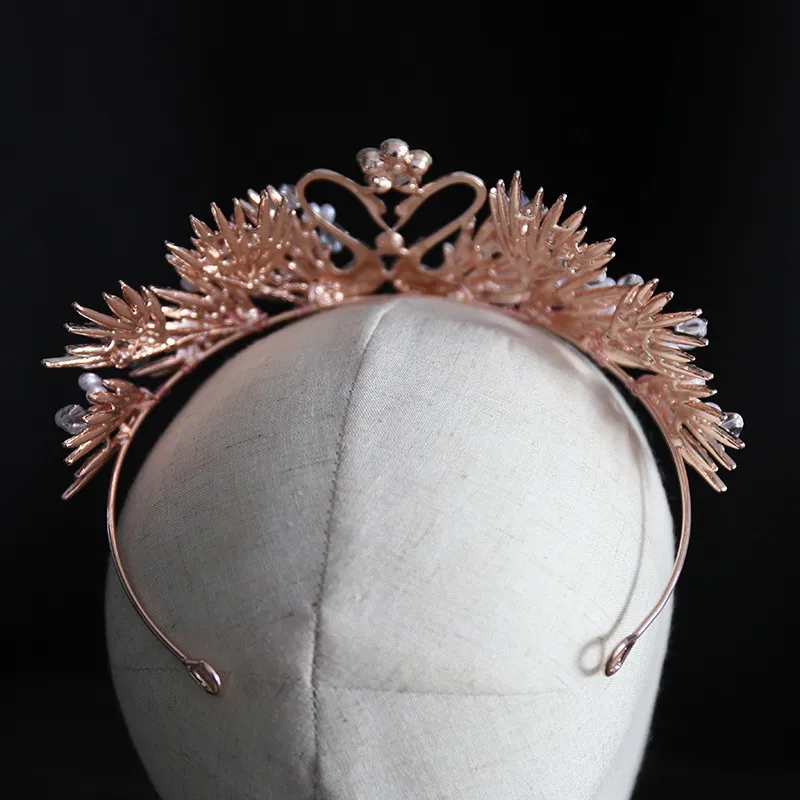 Frcolor Brautkrone Vintage – Kristall-Tiara Mit Stirnband, Grün, Für Hochzeit & Feiern