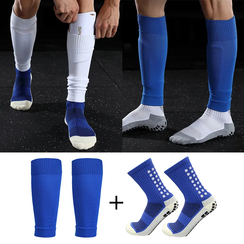 Sports Socks 1 set suitable for adult football high elastic leg cover sports socks outdoor protective equipment 230608