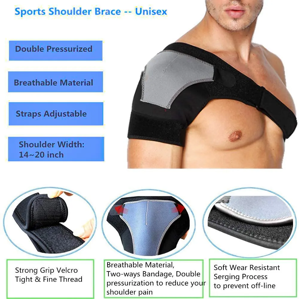 Sciatica Support Brace Shoulder Brace With Compression Sleeves For Torn  Rotator Cuff, AC Joint Pain Relief, Arm Immobilizer Wrap, And Ice Pack  Pocket 230608 From Bian06, $10.72