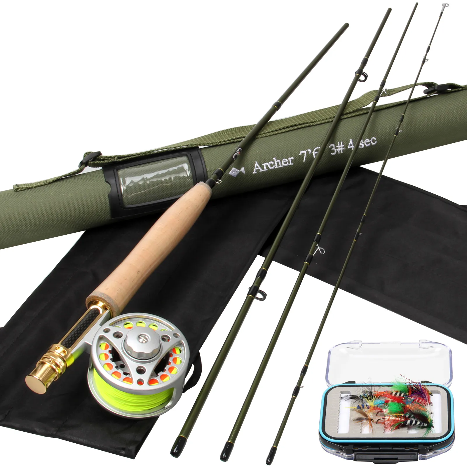 Rod Reel Combo Fly Fishing 9FT And Fishing Set 3 4 5 6 7 8WT