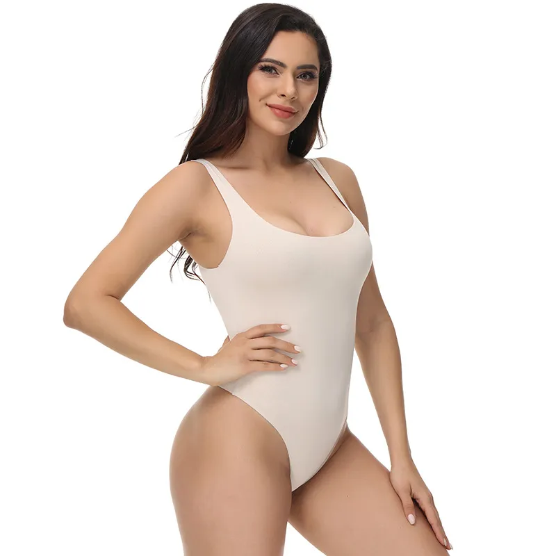 Women's Shape-up Bodysuit: Stretch, Silky, & Solid Color - 350g -  Comfortable Underwear for Workout and Everyday Wear