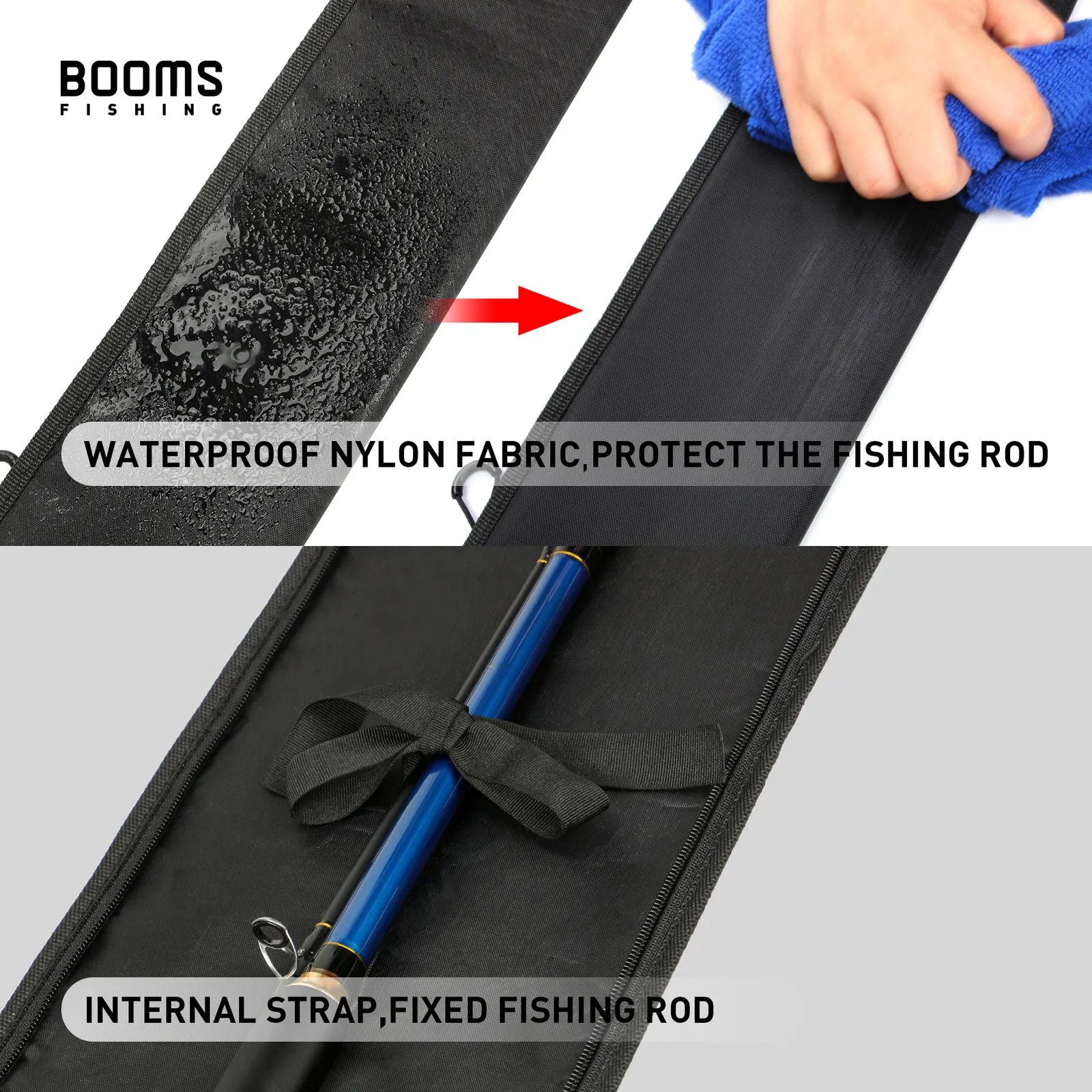 Fishing Accessories Booms Fishing PB3 Fishing Rod Bag Pole Storage Case  Nylon 130 Cm To 215 Cm Foldable Apply To Multi Size Fishing Rods Bags  230608 From Dao05, $20.04