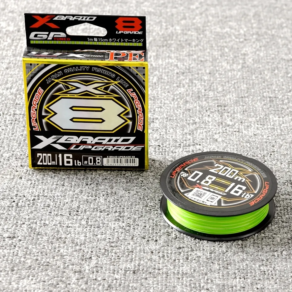 Braid Line YGK XBRAID X8 Upgrade Braid Fishing Line Super Strong 8 Fili Multifilamento PE line 150M 200M MADE IN Japan 14LB -60LB 230608