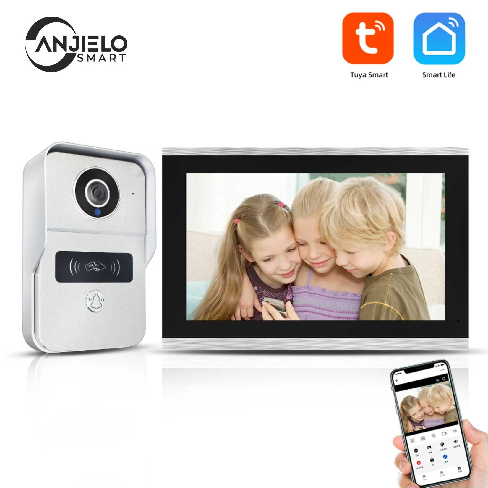Tuya Smart 10 Дюймовый Цветной Сенсорный Экран Экрана Wireless Wi.