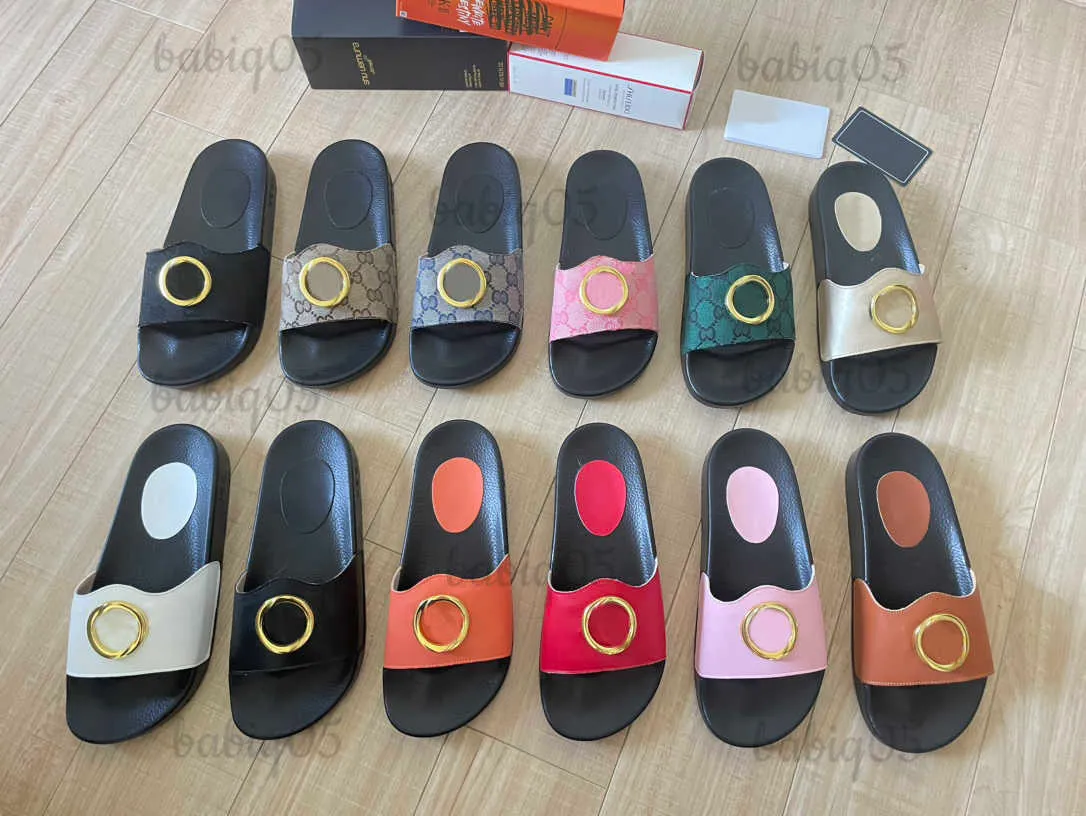2023 Fashion Slide Sandali Pantofole Per Uomo Donna Hot 12 Colori Designer Unisex Beach Infradito TOP QUALITY T230609