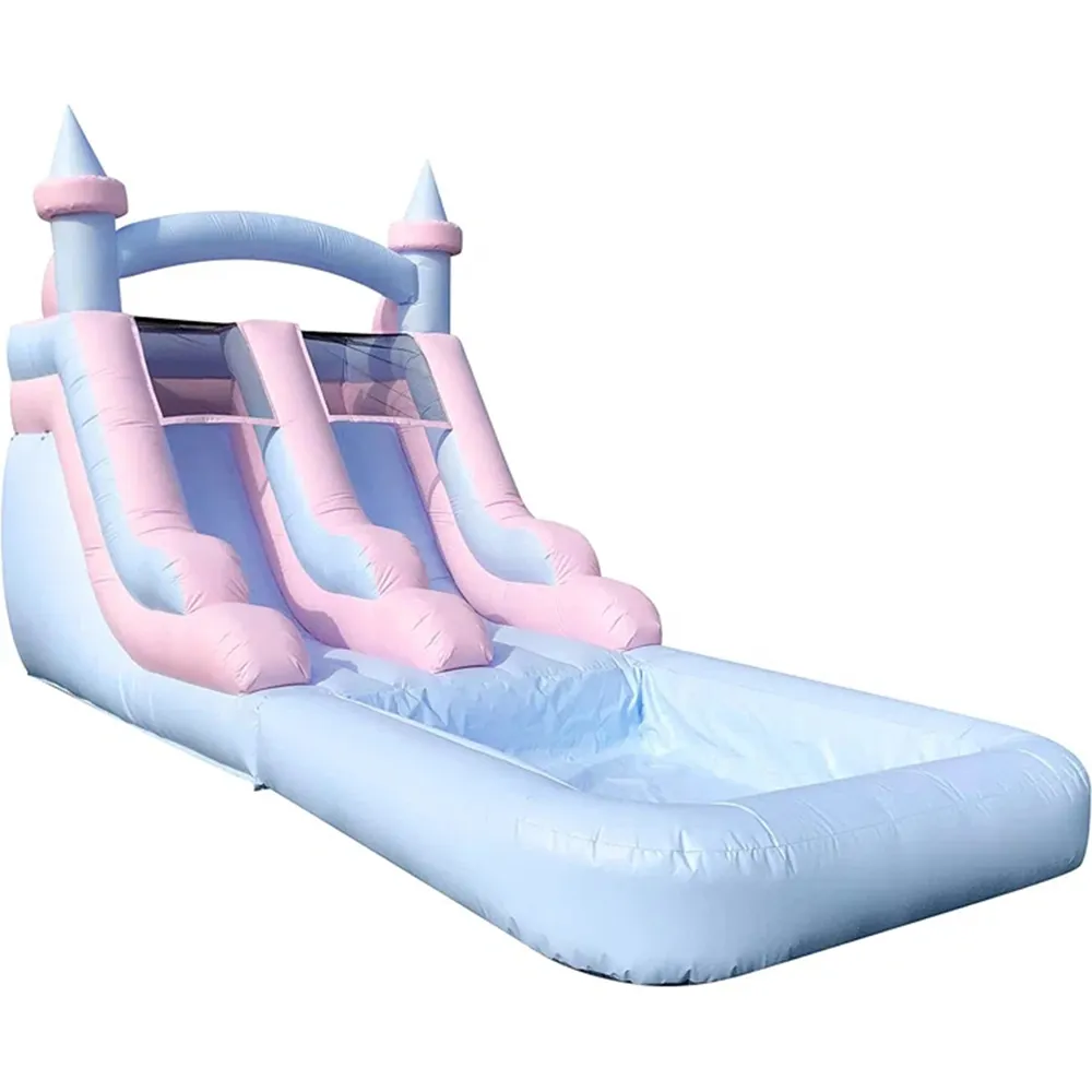 Commercial Grade Inflatable Water Slide with Splash Pool Bouncy Castle for Adults and Kids Includes Blower with blower