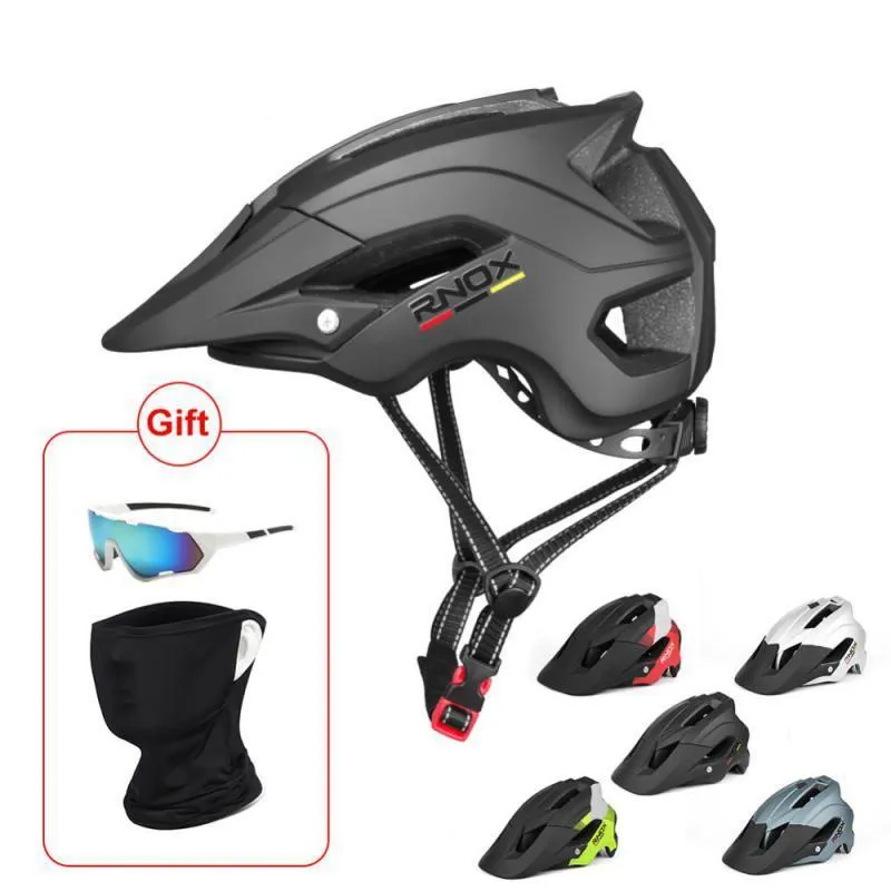 Equipaggiamento protettivo RNOX MTB Casco da bicicletta Bike Safely Cap Ultra leggero Mountain Road Ciclismo Sport all'aria aperta Caschi da equitazione 230609