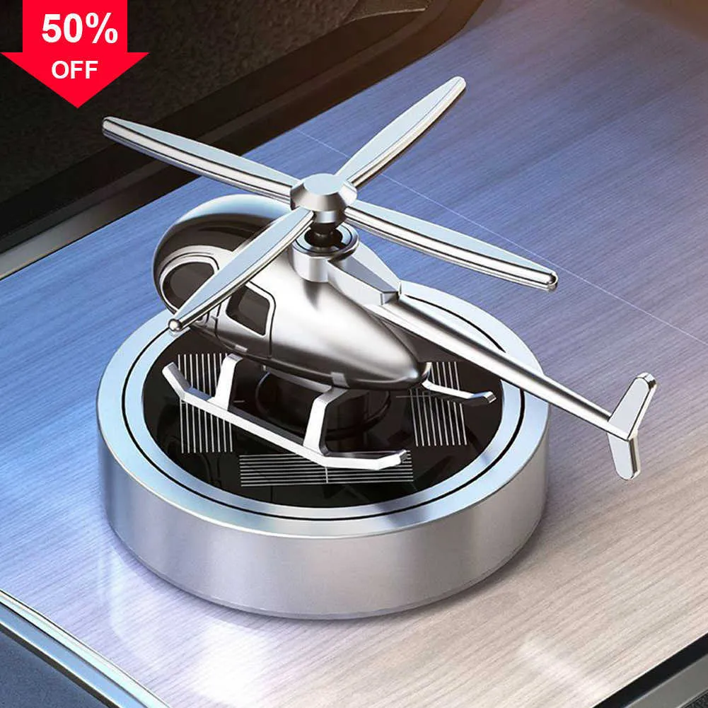 New Car Air Freshener Solar Helicopter Modeling Decoration Aromatherapy Car  Interior Accessories Propeller Rotating Perfume Diffuser From Skywhite,  $10.61