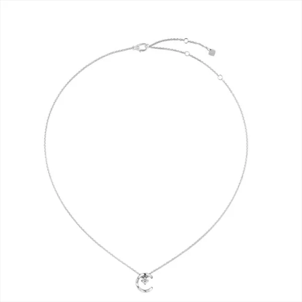 Aristocrates Designer accessoires de bijoux simples et exquis sens élevé du collier papillon plein de diamants empilés chaîne de clavicule femelle en argent non décolorée