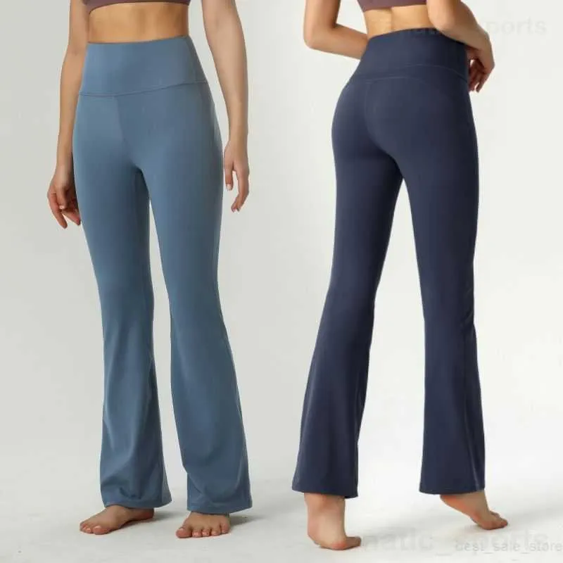 Yoga Femme Fitness Mini Pantalon Évasé Athlétique Bell Bas Nu Haute Élasticité Workout Pantalon De Survêtement Wunder Train Serré Long Pantalon Sexy À Séchage Rapide