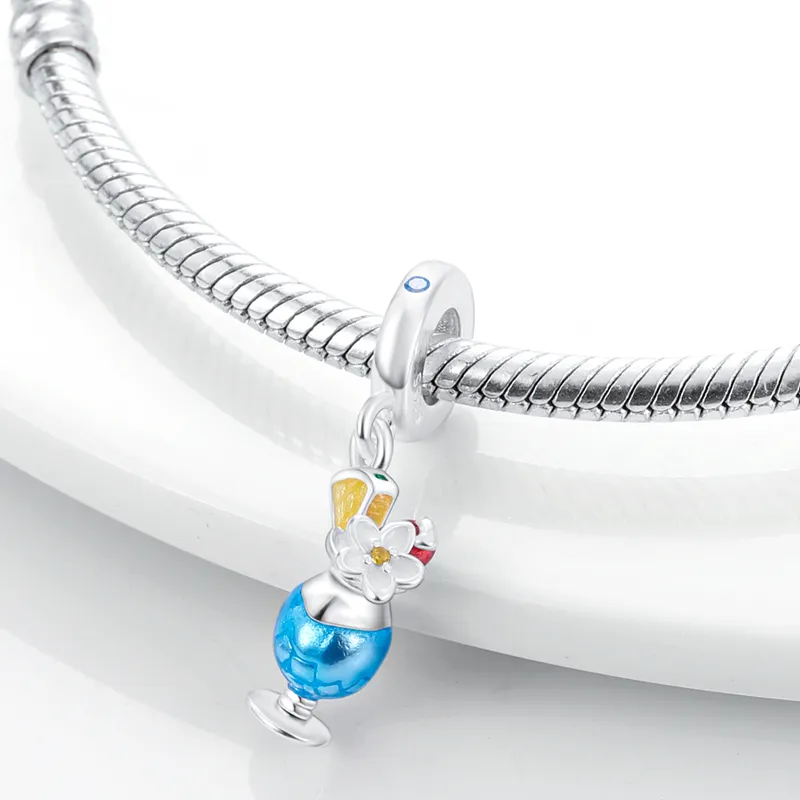 925 silver Fit Pandora Original charms DIY Pendant women Bracelets beads Color Charm Beads For Jewlery Making