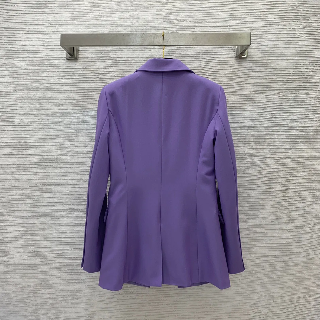 Women's Business Suit Purple Office Uniform Ladies Formell byxa Suit Tuxedo Jacket Pants D1008