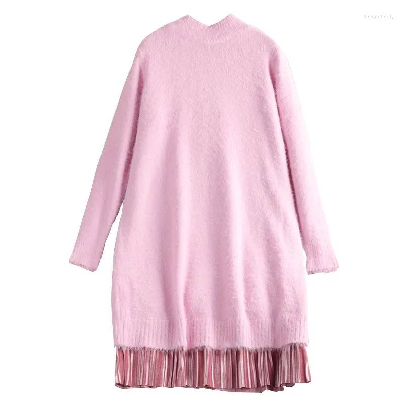 Womens Winter Knitted Sweater Dress - Casual Wool Blend, Loose Fit, Knee Length, Urban Style Patchwork Pullover Dress from Dhgate Basic & Casual Dresses - price 142.53 Womens Winter Knitted Sweater Dress - Casual Wool Blend, Loose Fit, Knee Length, Urban Style Patchwork Pullover Dress from Dhgate Basic & Casual Dresses - price 142.53