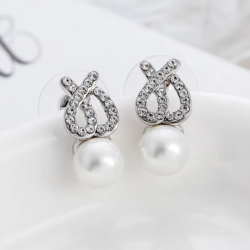 Stud Earrings ER-00416 Luxury Designer Jewelry Allergy-free Fashion Pearl Bride And Bridesmaid Gift Modern Women Earings