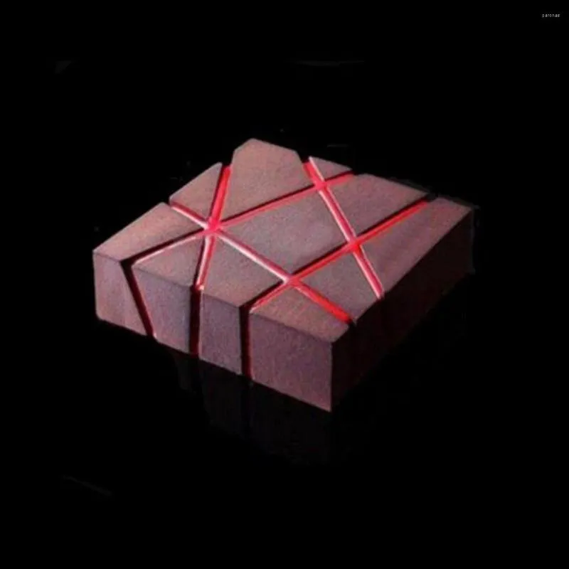 Baking Moulds 2023 White Silicone Cube Magma Cake Mold Dessert Mousse Chocolate Pan Tools