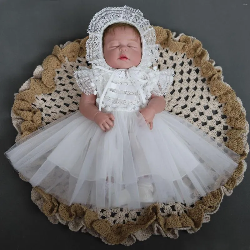 0 24 Months Wedding Lace Princess Baby Dress Ivory Toddler Vestido