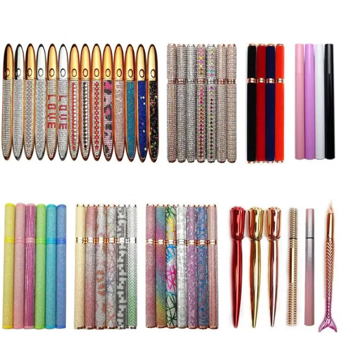 Eyeliner Mti Design Black Eyeliners Adhesive Waterproof Lash Pens